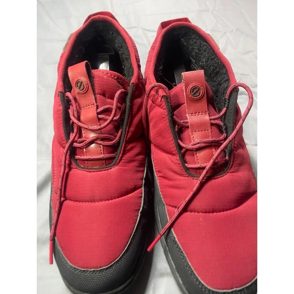 Cole Haan ZERØGRAND Men's Red Insulated Winter Shoes Slip On Lace Up Size 12